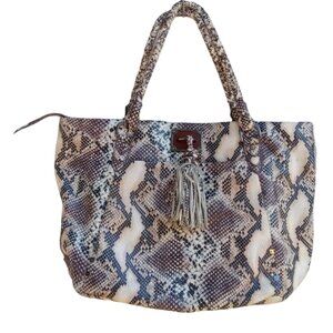 Elliott Lucca leather snakeprint purse